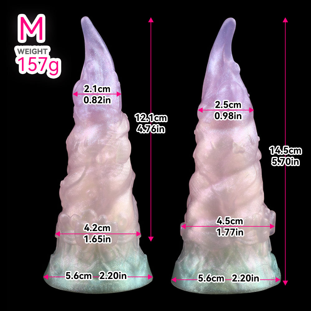 Roze Silicone Dildo In IJsjesvorm Met Zuignap