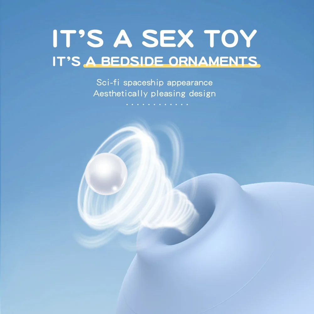 Paddenstoel Clitoris Sucker Met Vibratie Verlichting