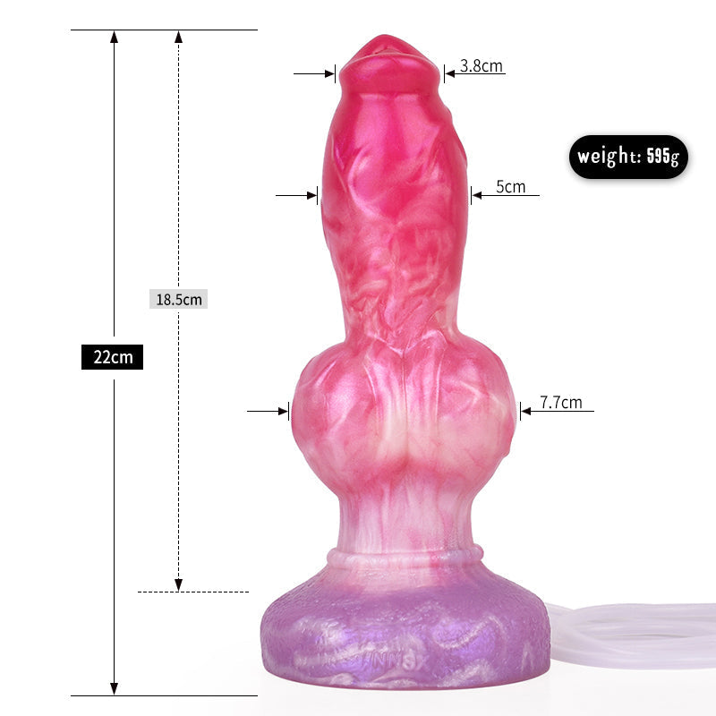 22 cm Big Knot Fantasy Squirting Dogdildo