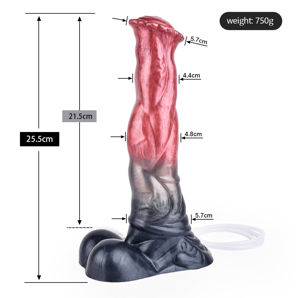 25cm Fantasy Paarden Squirting Dildo Met Zuignap