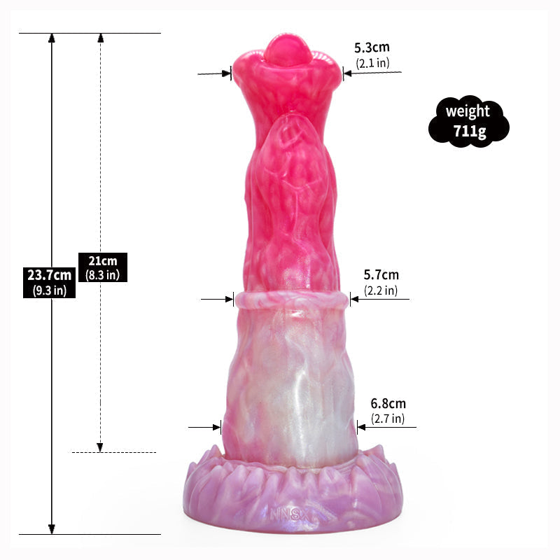 9 Inch Monster Silicone Horse Fantasy Dildo