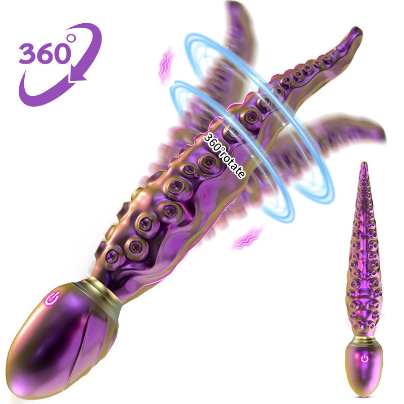 Purple Rotating Tentacle Vibrator for Women