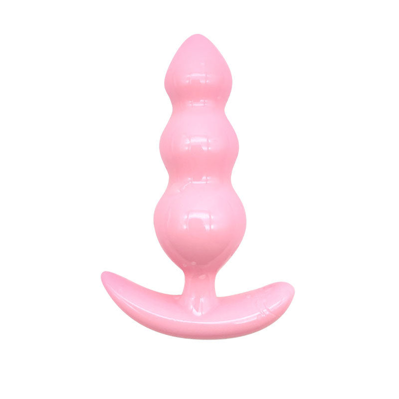 Kleurrijke Beaded Butt Plug Set Voor Beginners