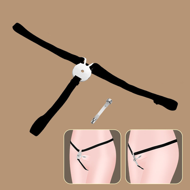Verstelbaar RVS Urethra Plug BDSM Harnas