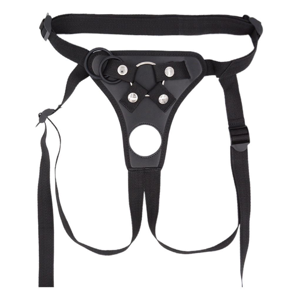 Black Strap On Harness Plus Size Open