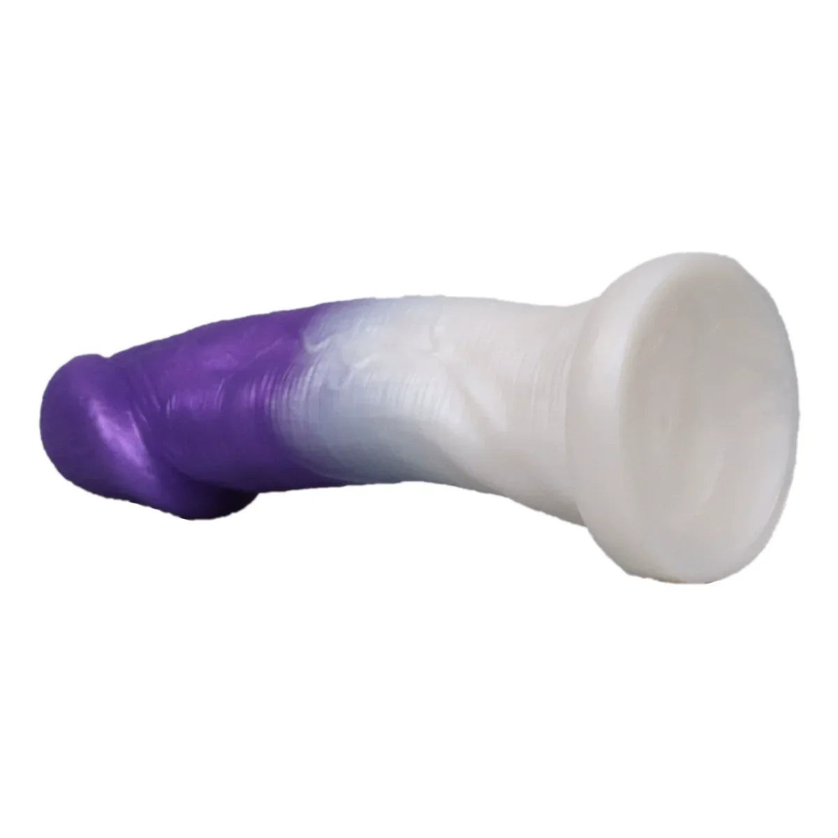 Paarse Anal Dildo Met Mushroom Kop Klein