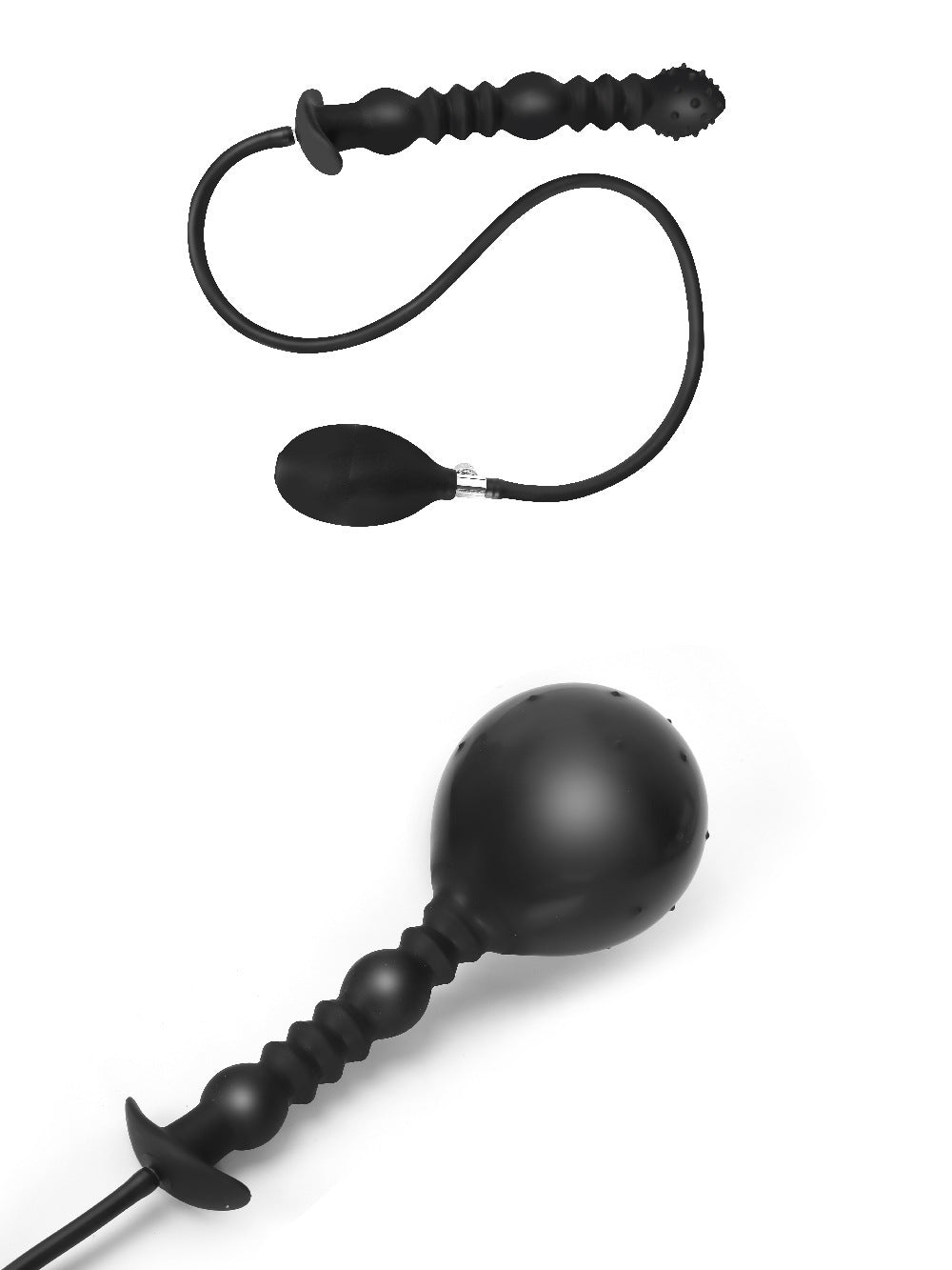 60cm Zwarte Kralen Giant Inflatable Butt Plug