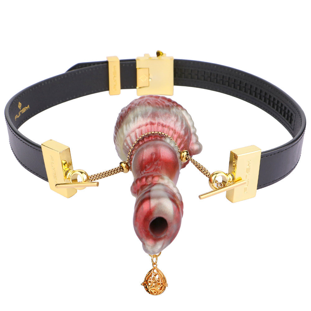 Paarden Penis BDSM Dildo Gag Met Bel
