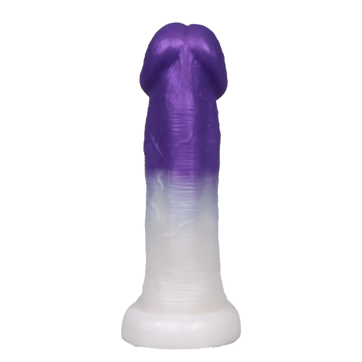 Paarse Anal Dildo Met Mushroom Kop Klein