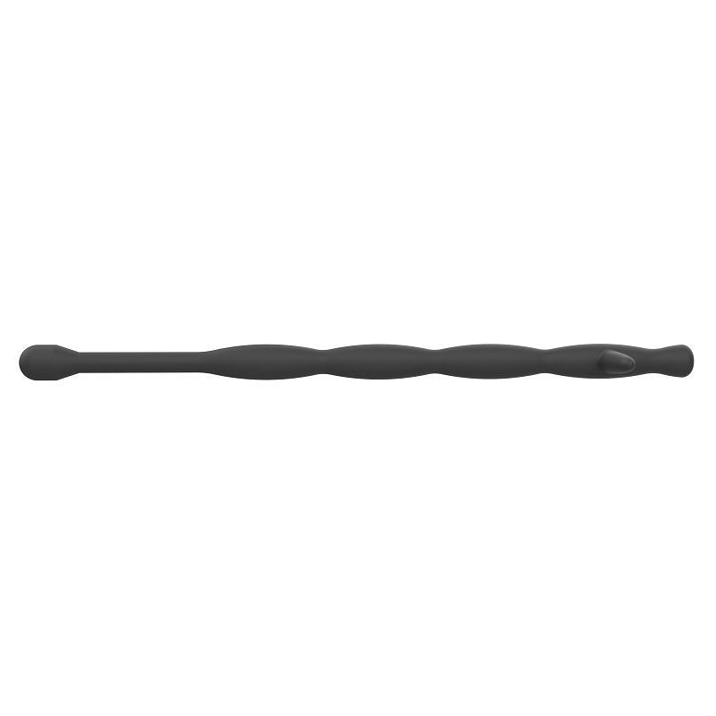 Black Silicone Urethra Stretcher Penis Plug