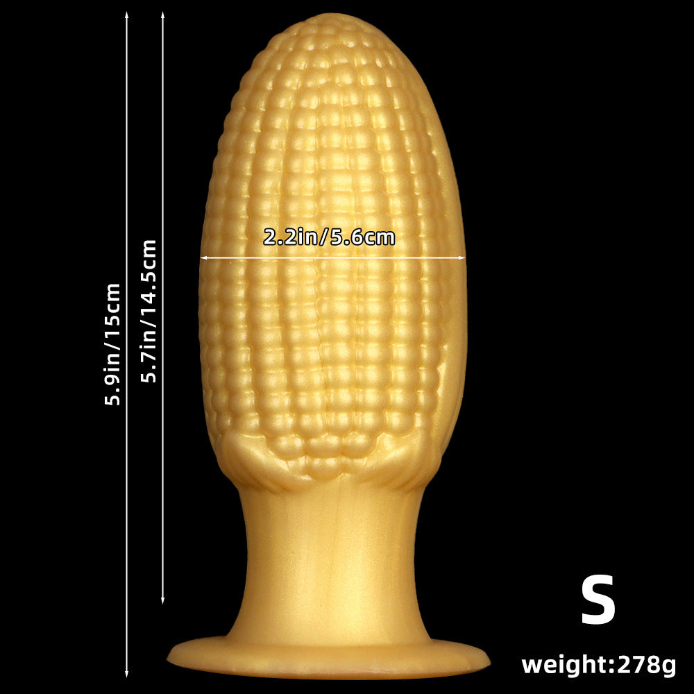 Maïs Dildo Goud Silicone XXL Buttplug