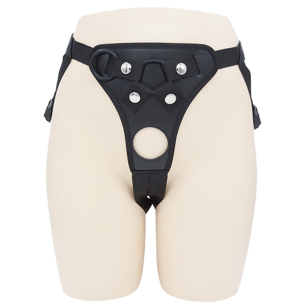 Black Strap On Harness Plus Size Open