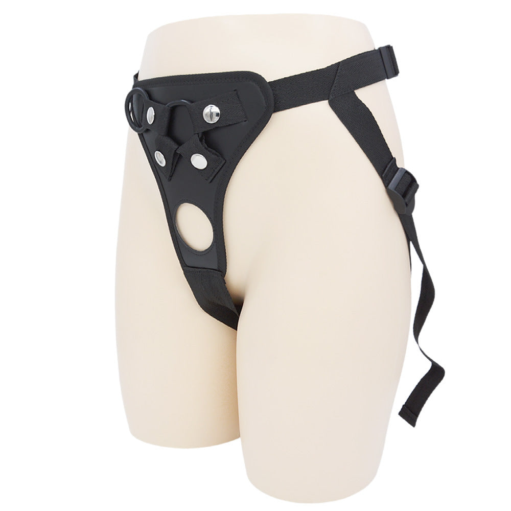 Black Strap On Harness Plus Size Open