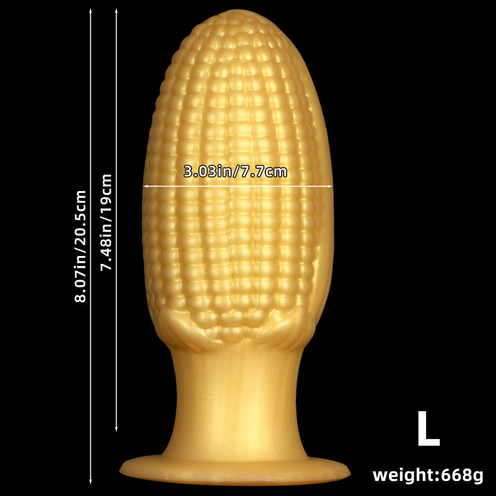 Maïs Dildo Goud Silicone XXL Buttplug