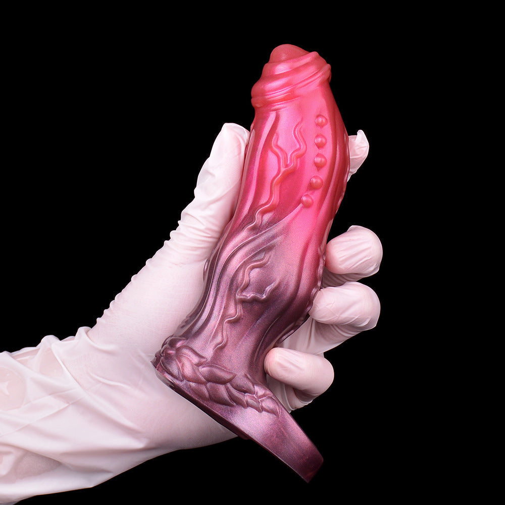 Silicone Dog Holle dildo Penis Sleeve