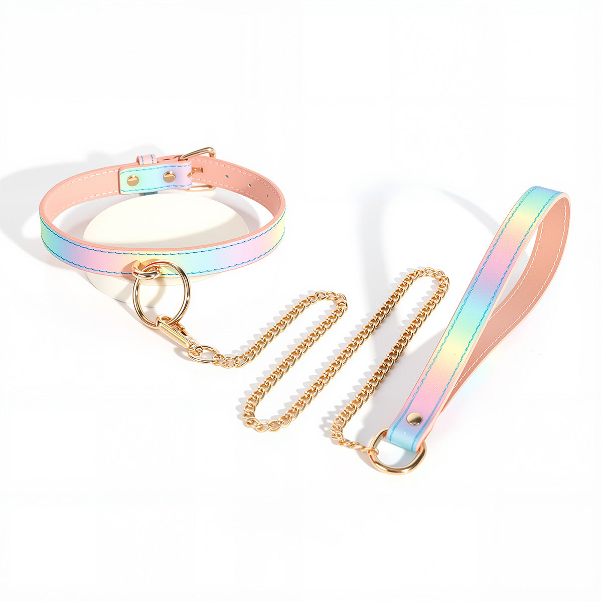 BDSM Halsband Met Riem En Leash Voor Rollenspel