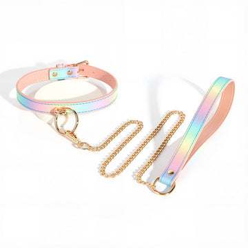 BDSM Halsband Met Riem En Leash Voor Rollenspel