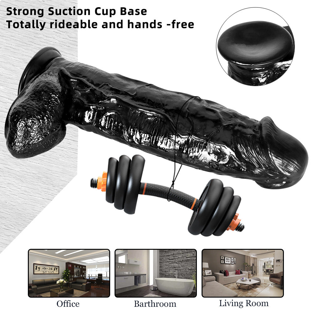 46 cm Grote Dikke Zwarte Dildo XXL
