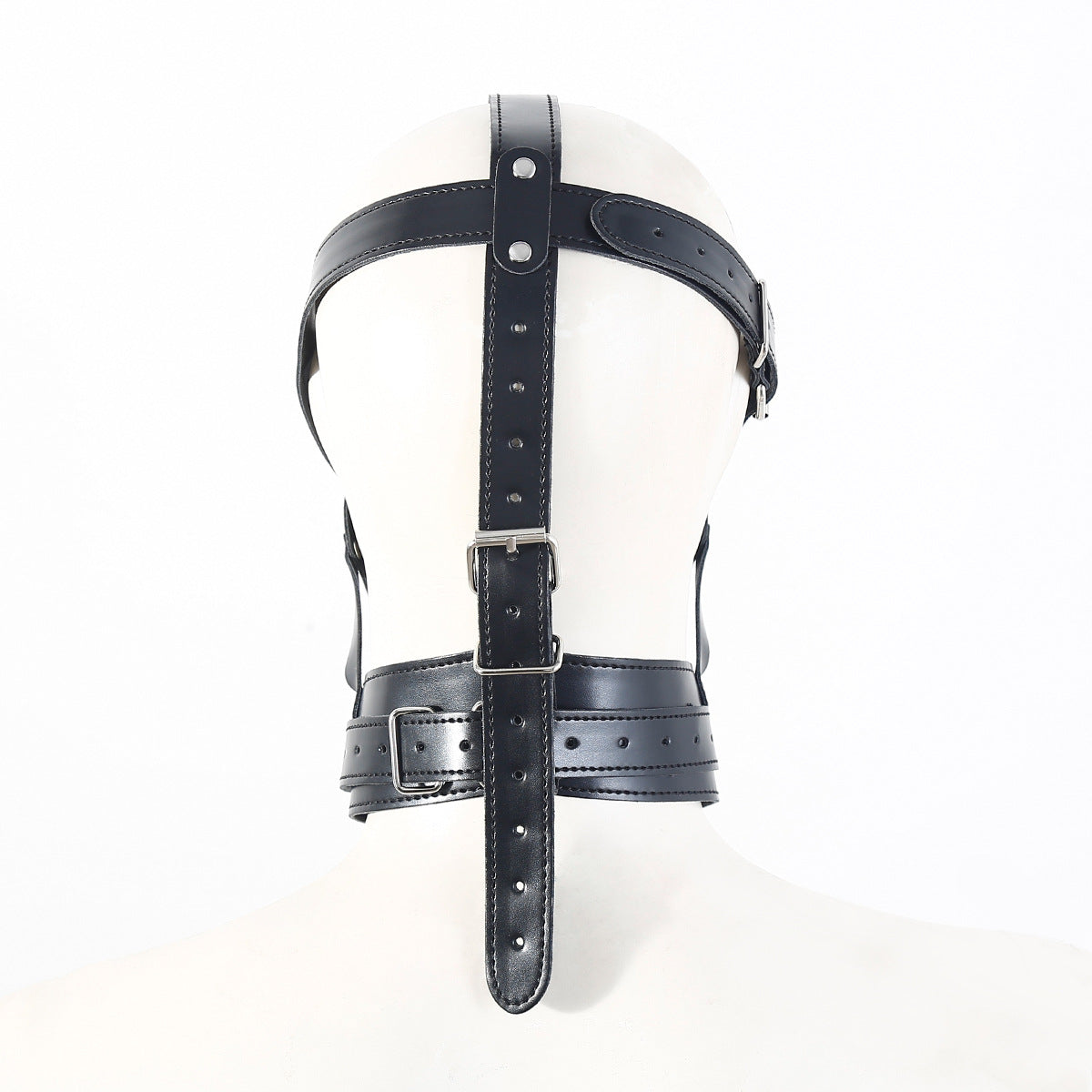 Open Mouth BDSM Gag Dildo Mask