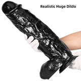 Afbeelding in Gallery-weergave laden, 18 inch zwarte enorme dildo