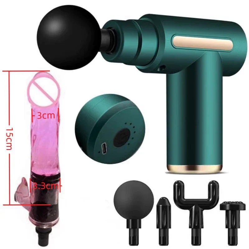 Massage Gun Dildo Vibrator voor Lichaamsmassage