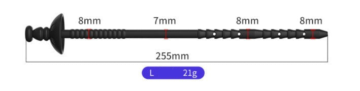 25.5cm Siliconen Spray Penis Plug BDSM