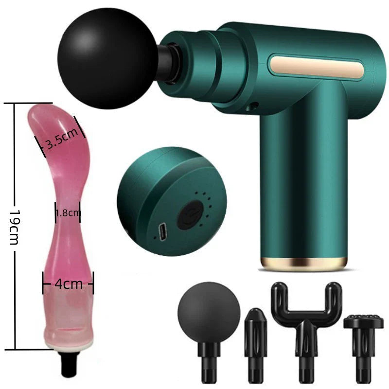 Massage Gun Dildo Vibrator voor Lichaamsmassage