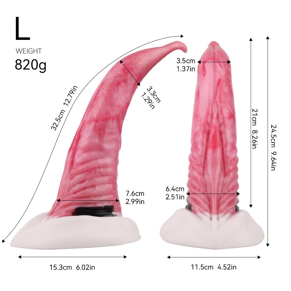 Roze Dolfijn Silicone Monsterdildo Met Zuignap