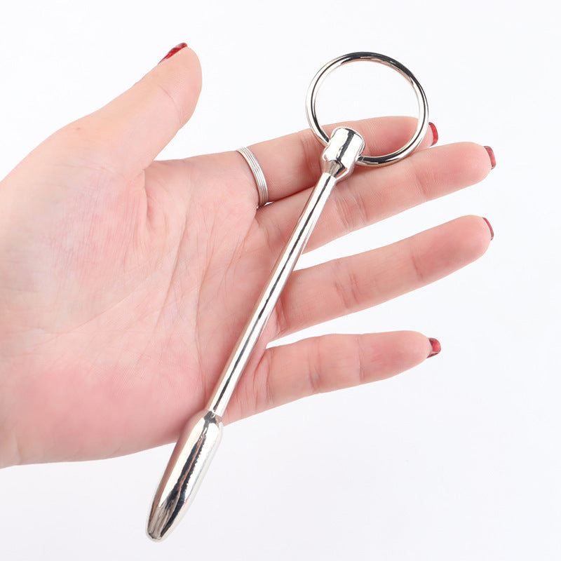 14.5cm RVS Penile Sound Met Trekring