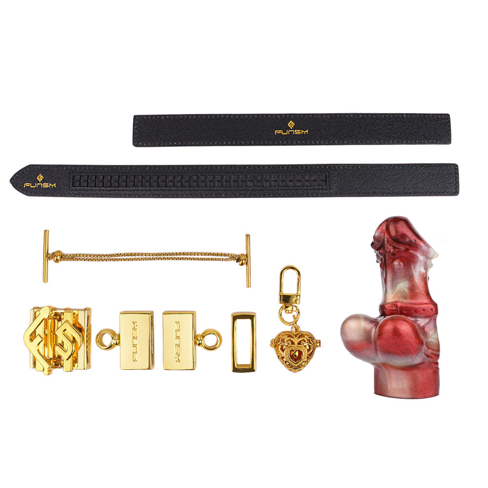 Dog Knot BDSM Leather Straps Dildo Gag