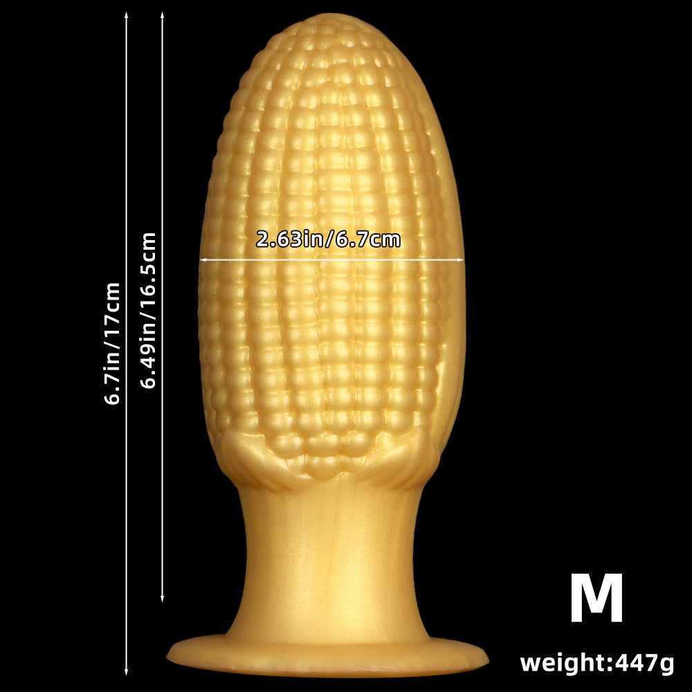 Maïs Dildo Goud Silicone XXL Buttplug