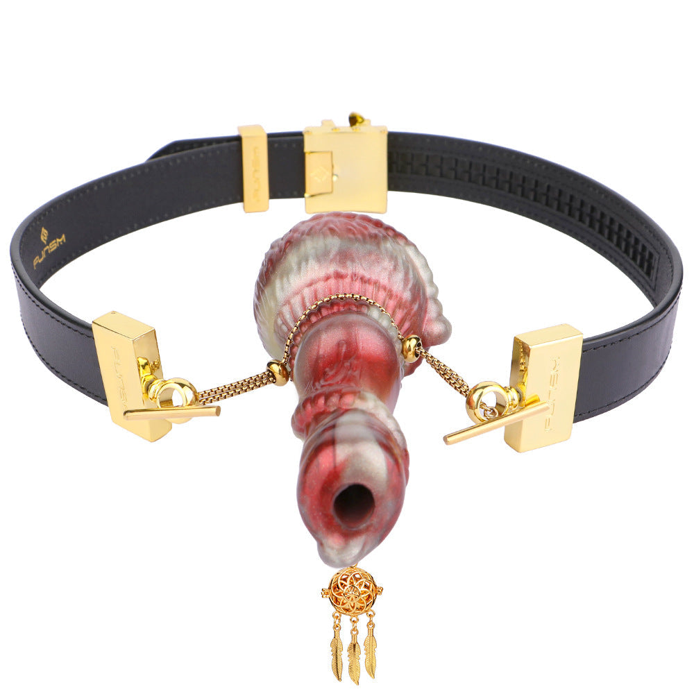 Paarden Penis BDSM Dildo Gag Met Bel