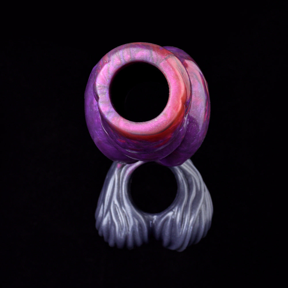 Dog Knot Silicone Opening Penis Girth Sleeve