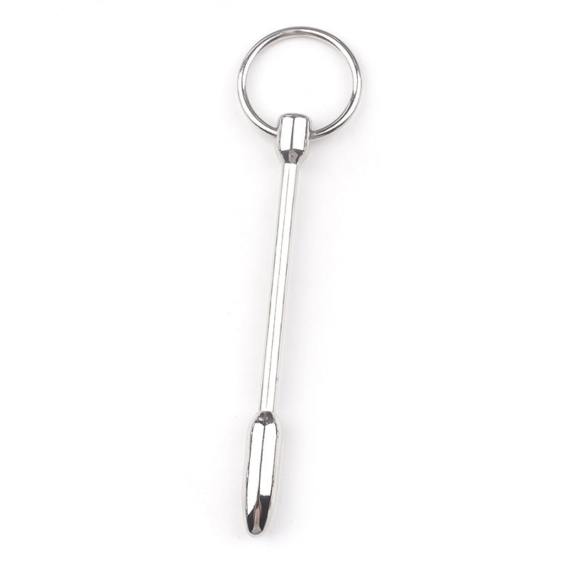 14.5cm RVS Penile Sound Met Trekring