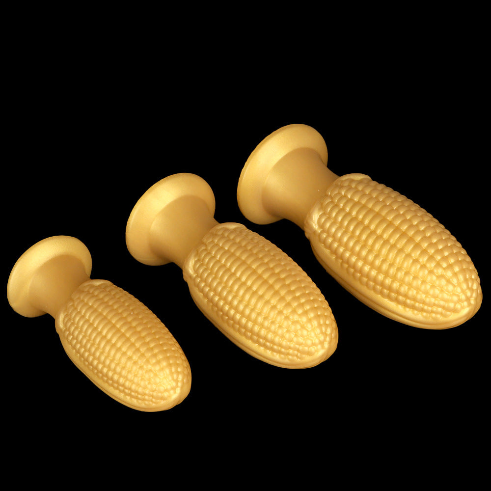 Maïs Dildo Goud Silicone XXL Buttplug