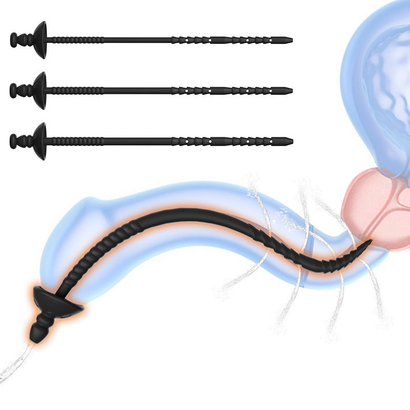 25.5cm Siliconen Spray Penis Plug BDSM