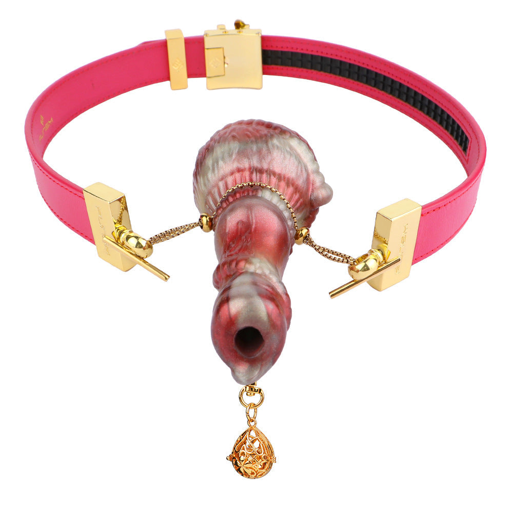 Paarden Penis BDSM Dildo Gag Met Bel