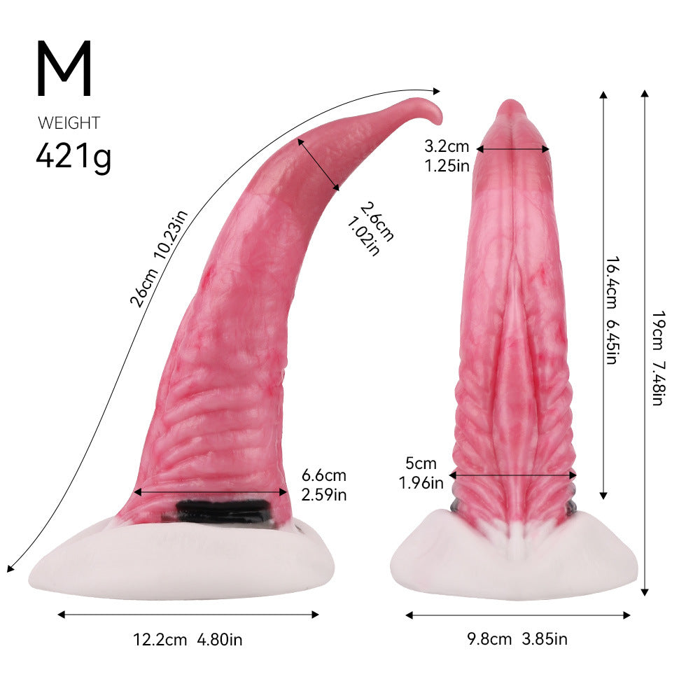 Roze Dolfijn Silicone Monsterdildo Met Zuignap