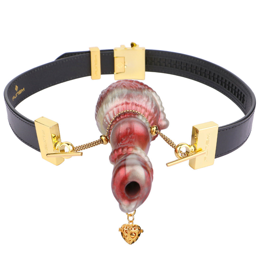 Paarden Penis BDSM Dildo Gag Met Bel