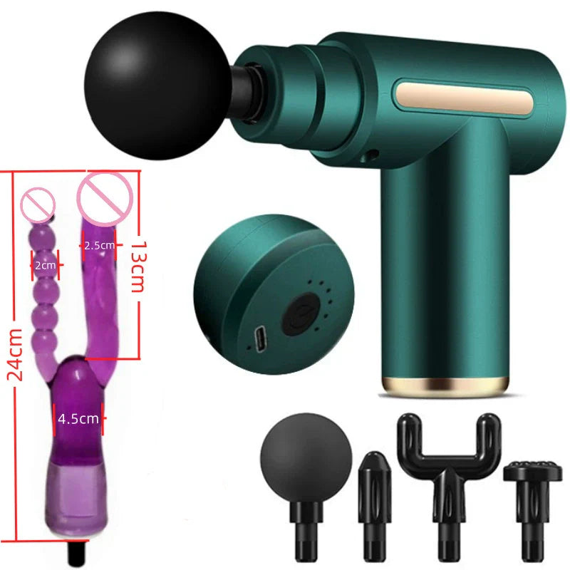 Massage Gun Dildo Vibrator voor Lichaamsmassage