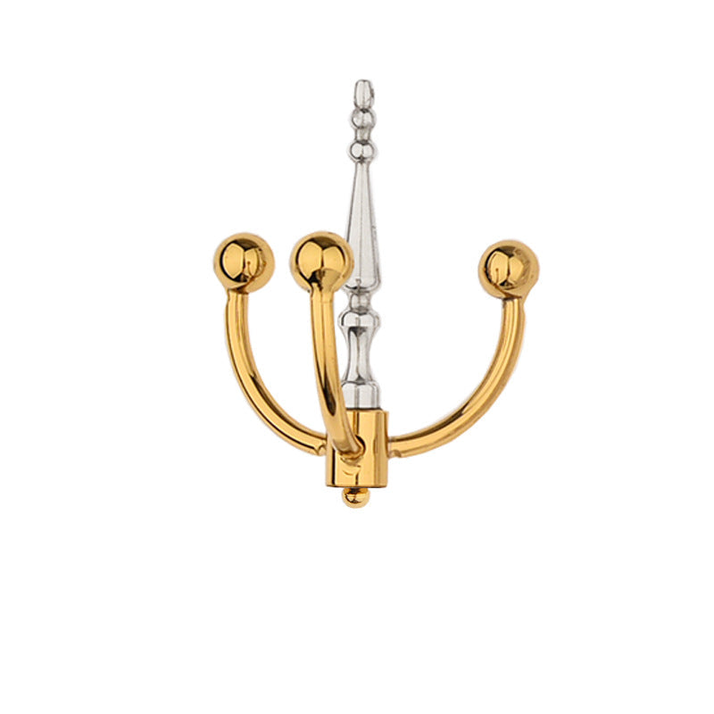 Driepuntige RVS BDSM Penis Plug Met Kogels