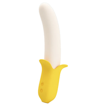 Clitoris Stimulator 19.3 cm Siliconen Banaanvorm