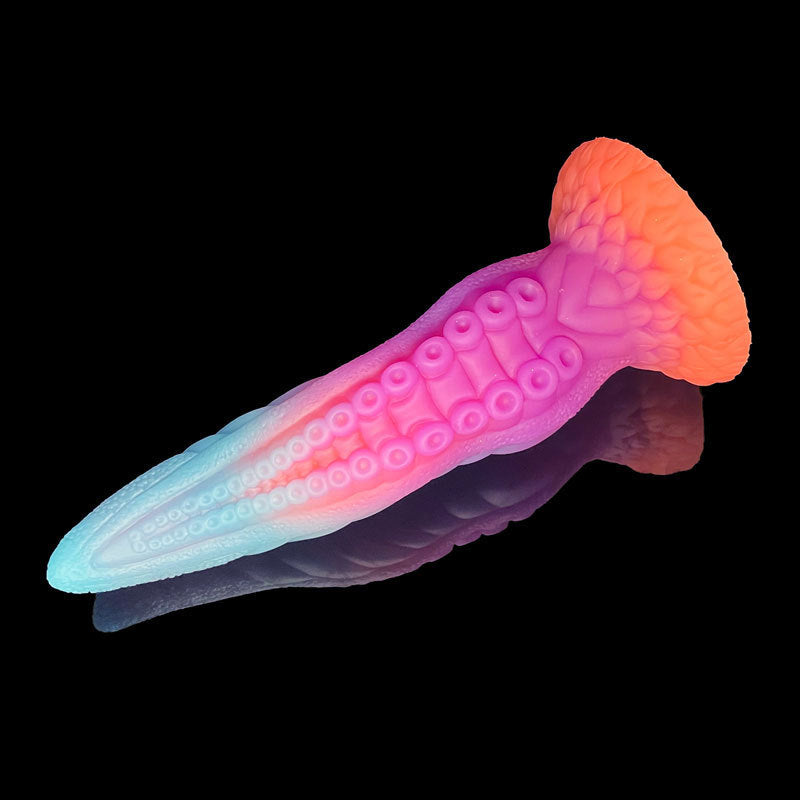 Lichtgevende Tenticle Dildo 25cm Met Octopus Design