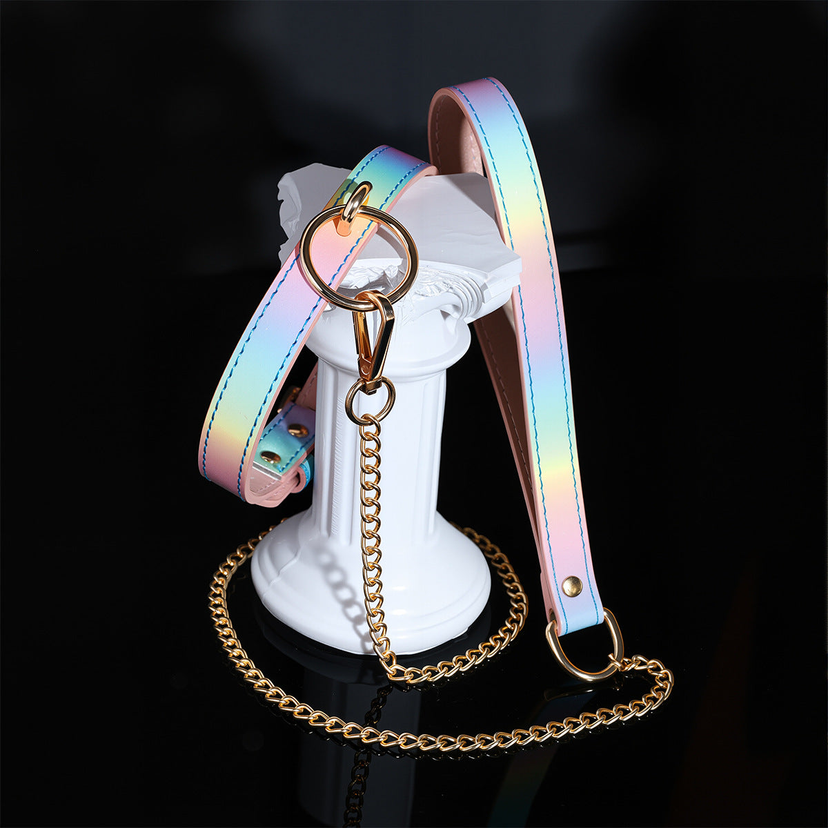 BDSM Halsband Met Riem En Leash Voor Rollenspel