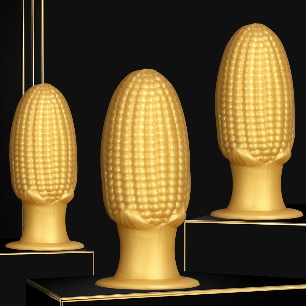 Maïs Dildo Goud Silicone XXL Buttplug