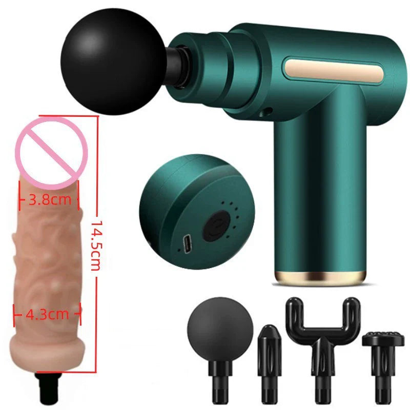 Massage Gun Dildo Vibrator voor Lichaamsmassage