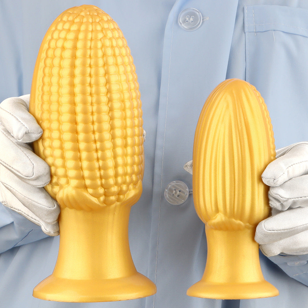 Maïs Dildo Goud Silicone XXL Buttplug