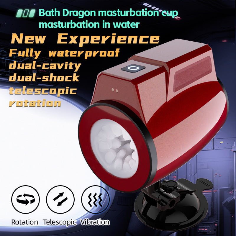 Automatische Male Masturbator Met Zuignap En Rotatie