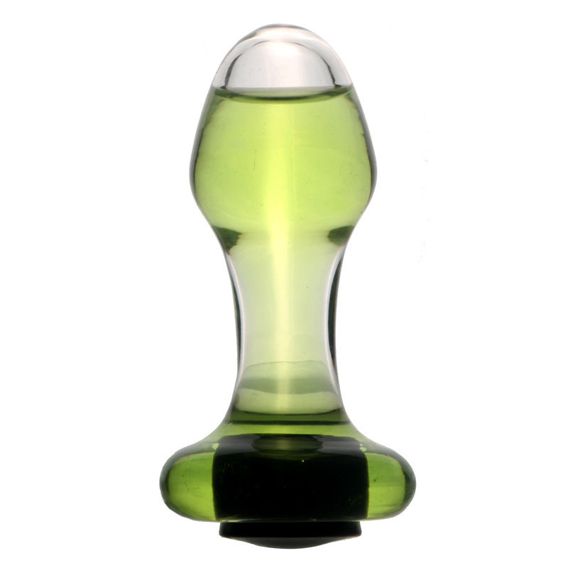 Transparante Glazen Buttplug Met Holle Vloeistofkamer