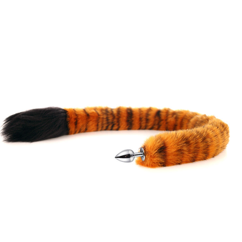 Tijger Butt Plug With Fur Tail Oorenset